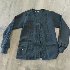 Wonder wink scrub jacket xs